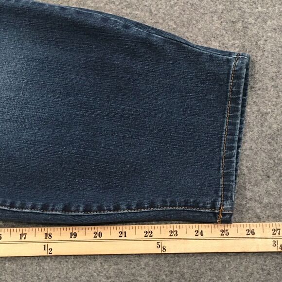 Torrid Premium Women's Plus Size 26 Jeans Blue Skinny Cropped Stretch Denim - Picture 12 of 14